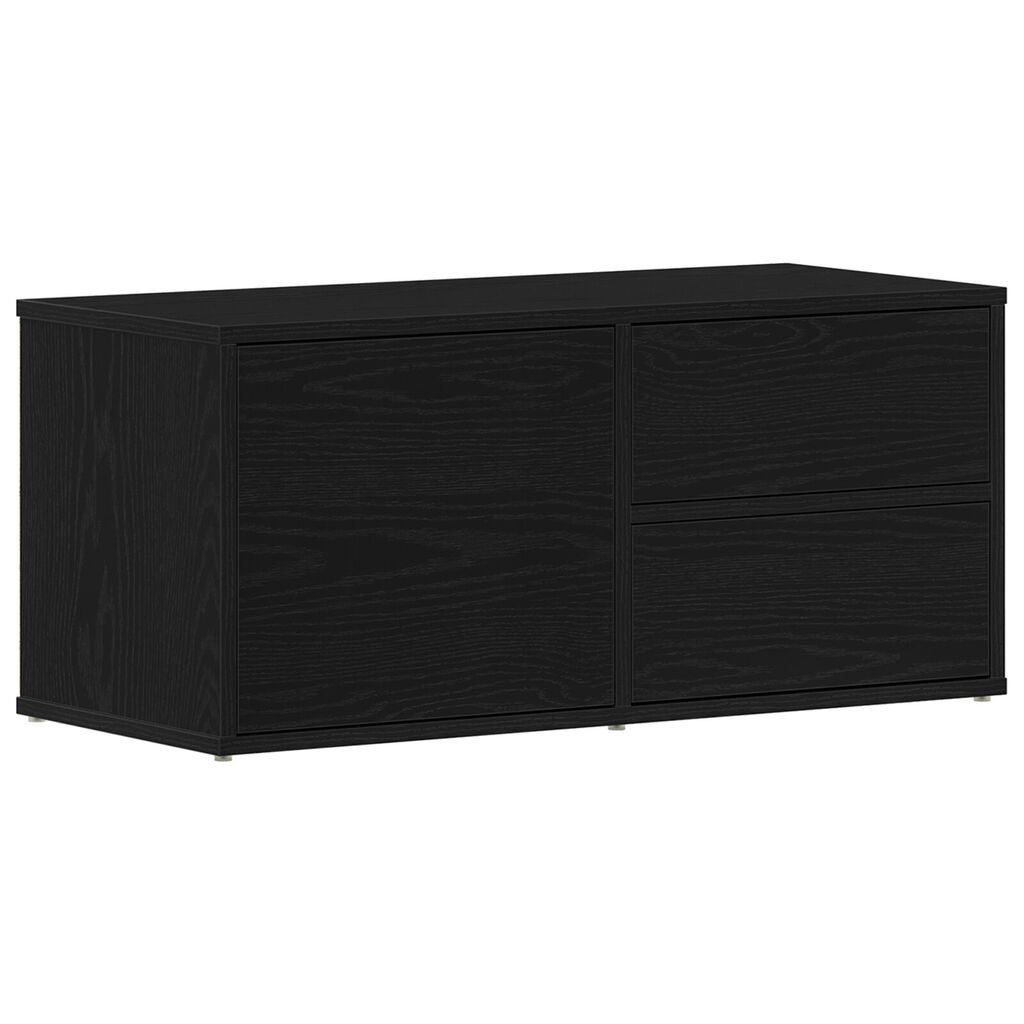vidaXL Κονσόλα Τηλεόρασης από δρυς 80x34x35,5 εκ Επεξεργασμένο ξύλο