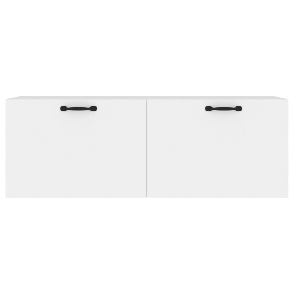 vidaXL Ντουλάπι Τοίχου άσπρο 100x36,5x35 εκ. από Επεξεργασμένο Ξύλο