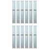 vidaXL Στηρίγματα Εδάφους Σχήματος Γ 12 τεμ. 5x5x50 εκ. Γαλβ. Χάλυβας