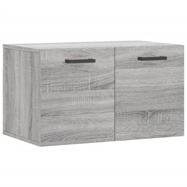 vidaXL Ντουλάπι Τοίχου Γκρι Sonoma 60x36,5x35 εκ. Επεξεργασμένο Ξύλο