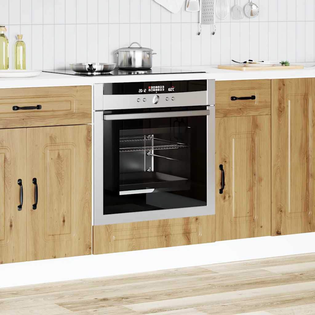 ντουλάπι φούρνου vidaXL "Kalmar" Artisan Oak Engineered Wood