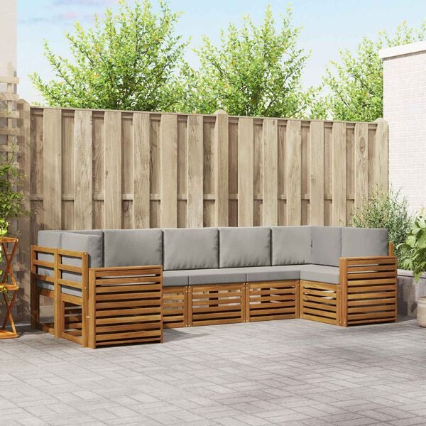 vidaXL &Sigma;&alpha;&lambda;&omicron;&nu;ά&kappa;&iota; &Gamma;&omega;&nu;&iota;&alpha;&kappa;&omicron;ύ &Kappa;&alpha;&nu;&alpha;&pi;έ 7 pcs &Phi;&upsilon;&sigma;&iota;&kappa;ό &kappa;&alpha;&iota; &Alpha;&nu;&omicron;&iota;&chi;&tau;ό &Gamma;&kappa;&rho;&iota;