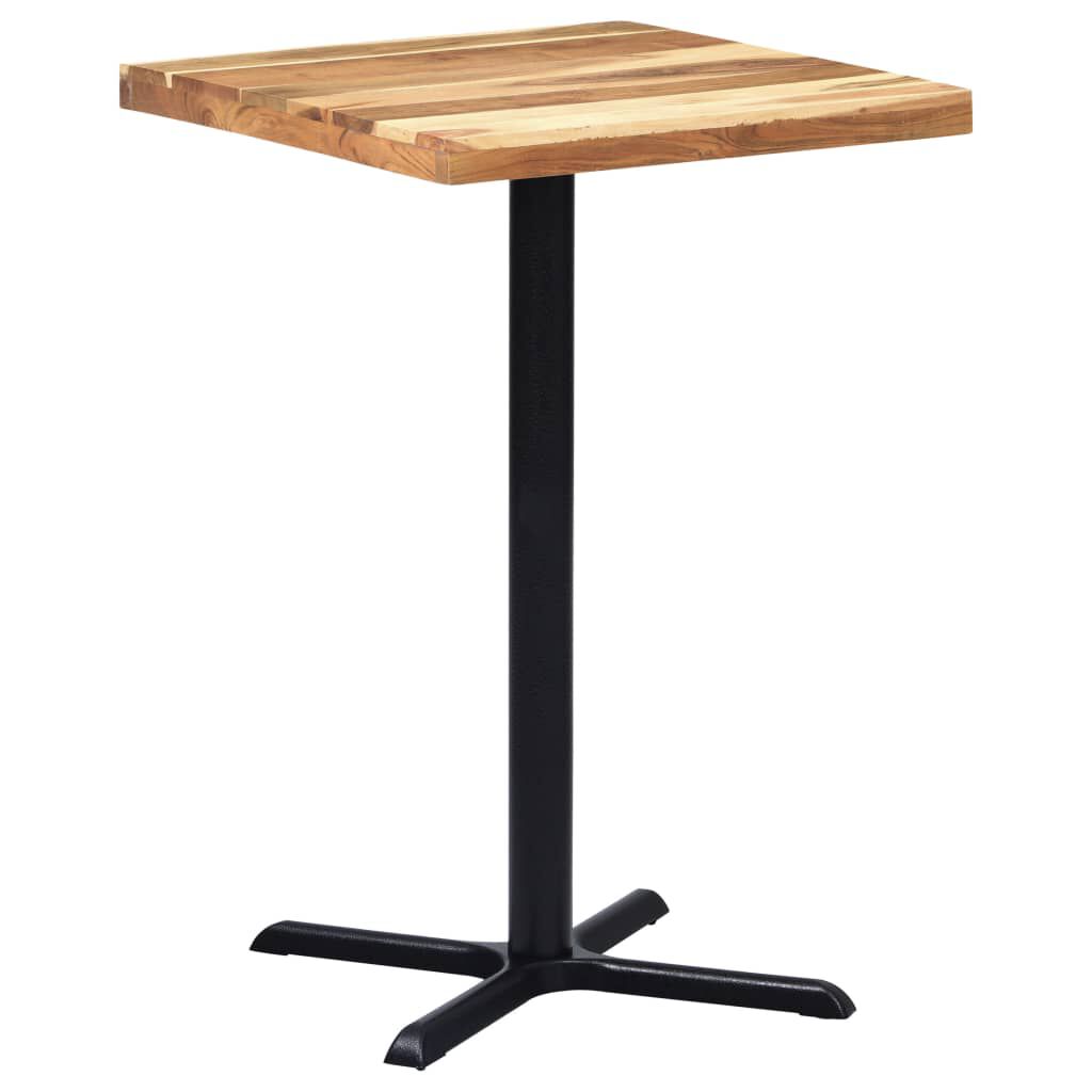 vidaXL Πόδι Τραπεζιού Bistro Μαύρο 76 x 76 x 107 εκ. από Χυτοσίδηρο
