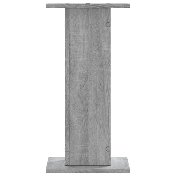 vidaXL Βάσεις Ηχείων 2 Τεμ. Γκρι Sonoma 30x30x60εκ. Επεξεργασμένο Ξύλο