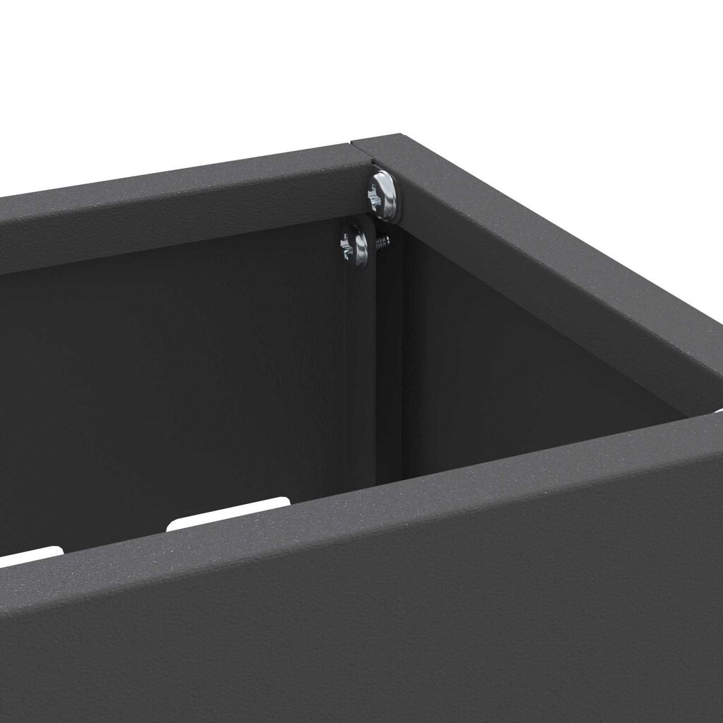 vidaXL Σταντ Ομπρέλας Μαύρο - 28x12x41 εκ. Χάλυβας