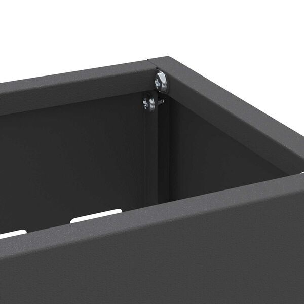 vidaXL Σταντ Ομπρέλας Μαύρο - 28x12x41 εκ. Χάλυβας