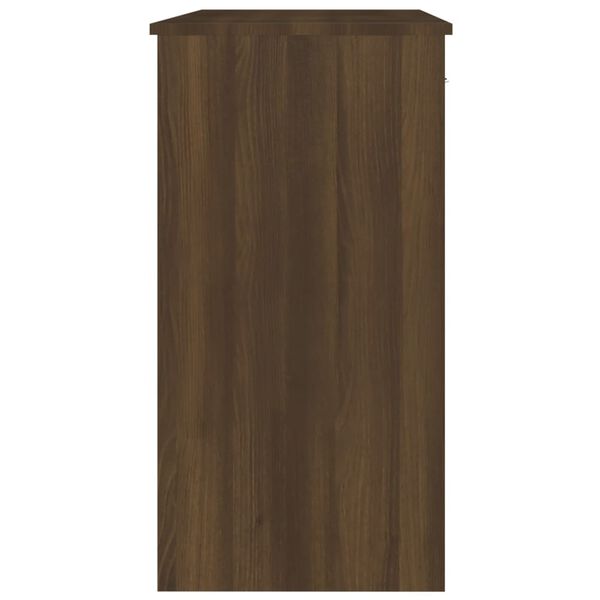 vidaXL Γραφείο Καφέ Δρυς 80 x 40 x 75 εκ. από Επεξεργασμένο Ξύλο