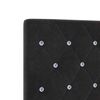 vidaXL Βελούδινο Κεφαλάρι Argyle με κεφαλάρι Μαύρο 80 cm Βελούδο