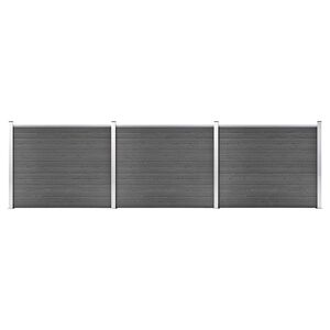vidaXL &Sigma;&epsilon;&tau; &Pi;ά&nu;&epsilon;&lambda; &Pi;&epsilon;&rho;ί&phi;&rho;&alpha;&xi;&eta;&sigmaf; &Mu;&alpha;ύ&rho;&omicron; 526 x 146 &epsilon;&kappa;. &alpha;&pi;ό WPC