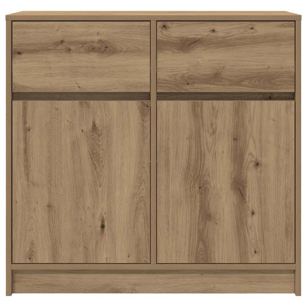 vidaXL Συρταριέρα με Συρτάρια Τεχνίτης Δρυς 80x34x76 εκ. Επεξ. Ξύλο