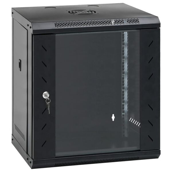vidaXL Καμπίνα Δικτύου Επιτοίχια 12U 19'' IP20 53x40x60 εκ.