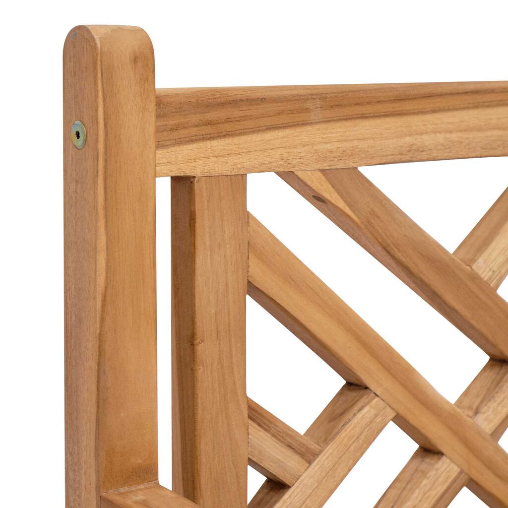 vidaXL Καρέκλα Κήπου 2 pcs Καστανό 58 x 60 x 90 εκ Μασίφ ξύλο teak