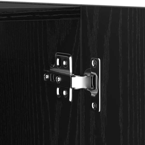 vidaXL Σετ επίπλου τηλεόρασης 3 pcs Μαύρη δρυς 130.5 x 30 x 140 εκ