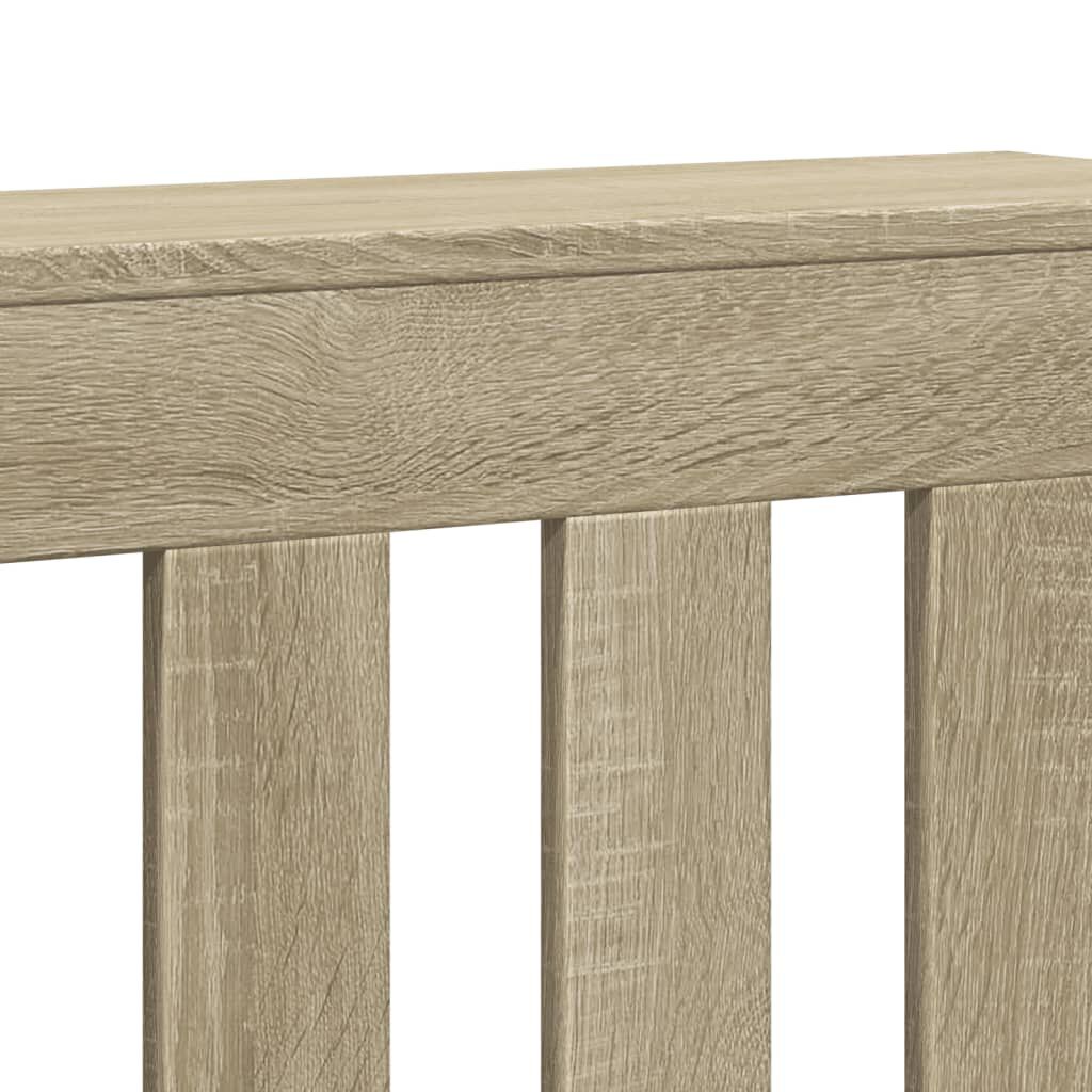 vidaXL Κάλυμμα Καλοριφέρ Sonoma Δρυς 78x20x82 εκ. Επεξεργασμένο Ξύλο