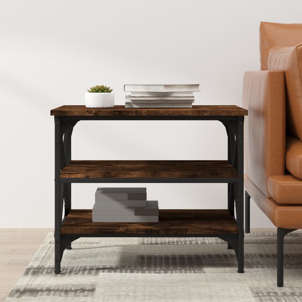 vidaXL Βοηθητικό Τραπέζι Καπνιστή Δρυς 55x38x45 εκ. Επεξεργασμένο Ξύλο