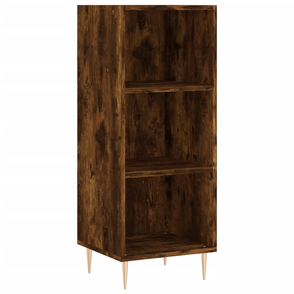 vidaXL Ντουλάπι Καπνιστή δρυς 34,5 x 32,5 x 180 εκ. Επεξεργασμένο ξύλο