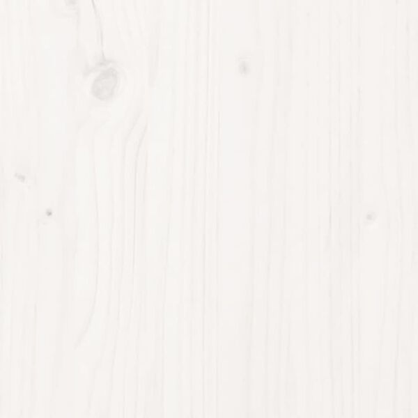 vidaXL Βιβλιοθήκη Λευκή 70 x 33 x 110 εκ. από Μασίφ Ξύλο Πεύκου