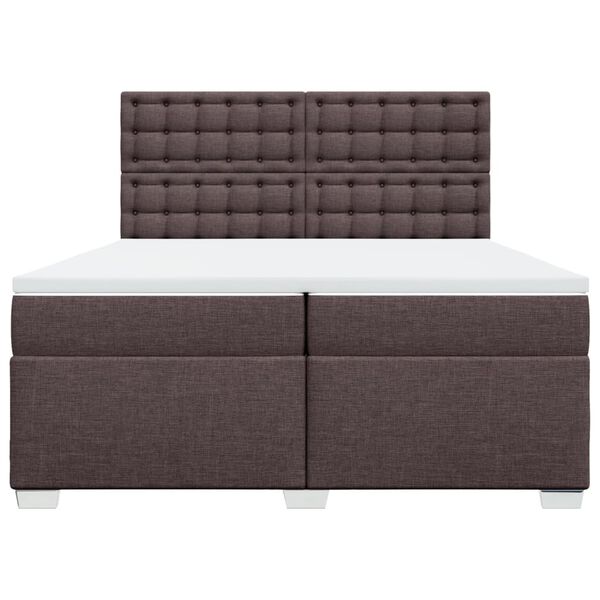 vidaXL &Kappa;&rho;&epsilon;&beta;ά&tau;&iota; Boxspring &mu;&epsilon; &Sigma;&tau;&rho;ώ&mu;&alpha; &Sigma;&kappa;&omicron;ύ&rho;&omicron; &Kappa;&alpha;&phi;έ 200x200 &epsilon;&kappa;. &Upsilon;&phi;&alpha;&sigma;&mu;ά&tau;&iota;&nu;&omicron;