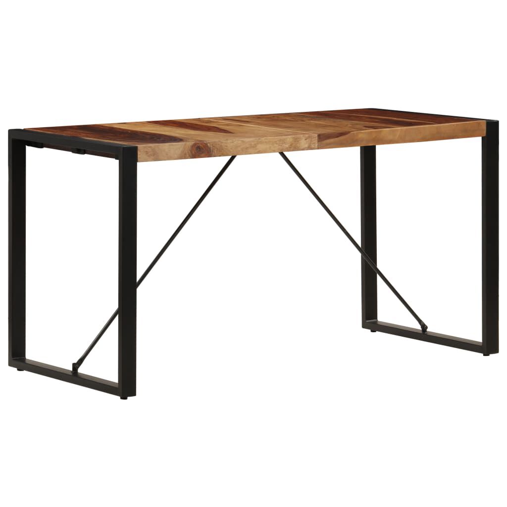 vidaXL Τραπεζαρία 140 x 70 x 75 εκ. από Μασίφ Ξύλο Sheesham