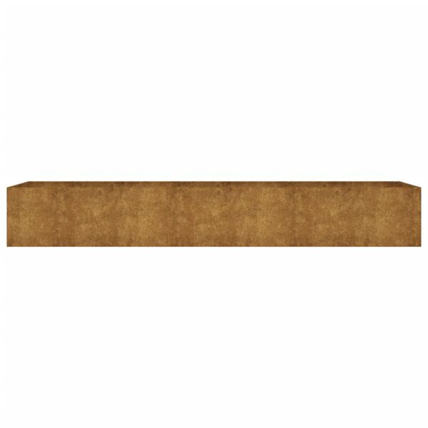 vidaXL Ζαρντινιέρα 280 x 80 x 40 εκ. από Ατσάλι Σκληρυθέν στον Αέρα