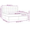 vidaXL &Kappa;&rho;&epsilon;&beta;ά&tau;&iota; Boxspring &mu;&epsilon; &Sigma;&tau;&rho;ώ&mu;&alpha; &Sigma;&kappa;&omicron;ύ&rho;&omicron; &Pi;&rho;ά&sigma;&iota;&nu;&omicron; 180x200&epsilon;&kappa;. &Beta;&epsilon;&lambda;&omicron;ύ&delta;&iota;&nu;&omicron;
