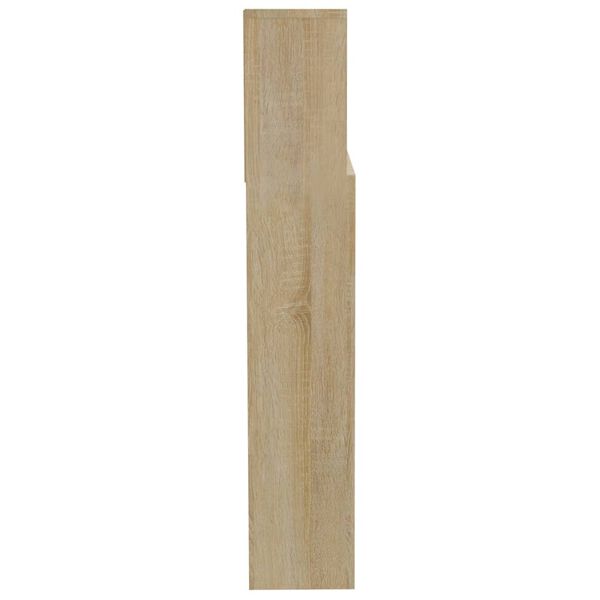 vidaXL Κεφαλάρι Με Αποθηκευτικό Χώρο Sonoma Δρυς 200 x 19 x 103,5 εκ.