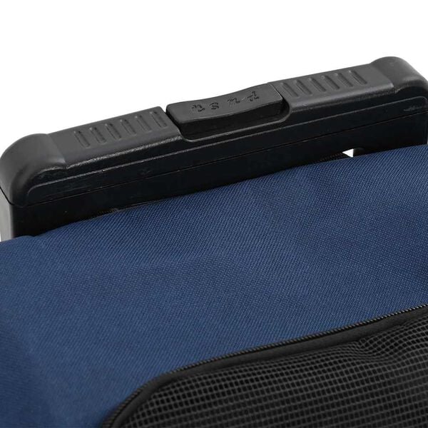 vidaXL Καρότσι Κατοικίδιων 3 σε 1 Μπλε 48x32x(57-106) εκ. από Ύφασμα Oxford