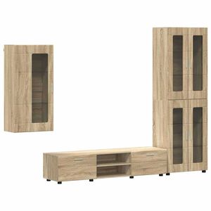 vidaXL &Sigma;&epsilon;&tau; &epsilon;&pi;ί&pi;&lambda;&omicron;&upsilon; &tau;&eta;&lambda;&epsilon;ό&rho;&alpha;&sigma;&eta;&sigmaf; &mu;&epsilon; &sigma;&upsilon;&rho;&tau;ά&rho;&iota; FLORIN 3 pcs &Delta;&rho;ύ&sigmaf; Sonoma