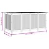 vidaXL Μπαούλο Αποθήκευσης Κήπου 200x80x75 εκ. από Μασίφ Ξύλο Ακακίας