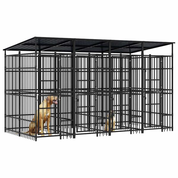 vidaXL &Kappa;&lambda;&omicron;&upsilon;&beta;ί &Sigma;&kappa;ύ&lambda;&omicron;&upsilon; &Epsilon;&xi;&omega;&tau;&epsilon;&rho;&iota;&kappa;&omicron;ύ &Chi;ώ&rho;&omicron;&upsilon; &mu;&epsilon; &Omicron;&rho;&omicron;&phi;ή 7,37 &mu;&sup2; &alpha;&pi;ό &Alpha;&tau;&sigma;ά&lambda;&iota;