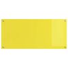 vidaXL Πίσω Πάνελ Κουζίνας 2 pcs Κίτρινο 110 x 50 cm σκληρυμένο γυαλί