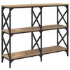 vidaXL &Tau;&rho;&alpha;&pi;έ&zeta;&iota; &kappa;&omicron;&nu;&sigma;ό&lambda;&alpha;&sigmaf; Artisan Oak 100 x 28 x 80,5 &epsilon;&kappa;.