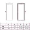 vidaXL Εσωτερική Πόρτα Χρυσή 76 x 201,5 εκ. Ψημένο Γυαλί & Αλουμίνιο