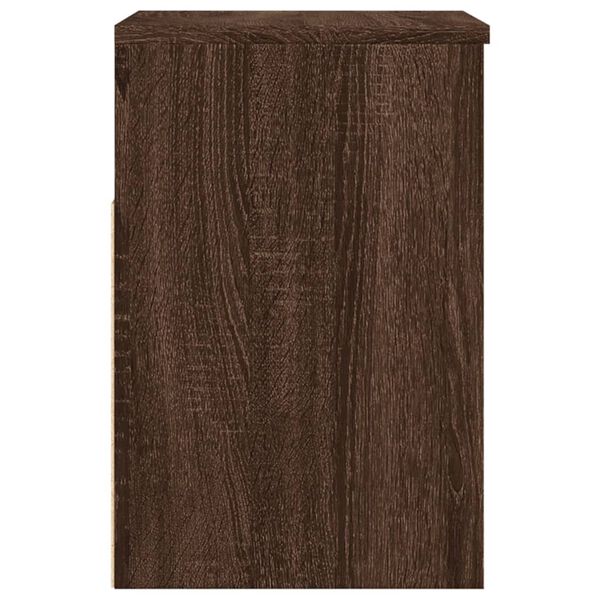 vidaXL Παπουτσοθήκη Καφέ Δρυς 60x30x45 εκ. από Επεξεργασμένο Ξύλο