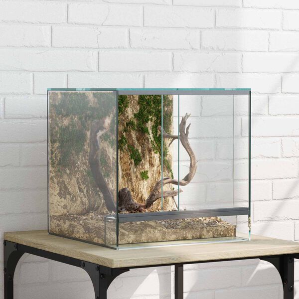 vidaXL Terrarium &mu;&epsilon; &alpha;&pi;&omicron;&theta;ή&kappa;&epsilon;&upsilon;&sigma;&eta; &Delta;&iota;&alpha;&phi;&alpha;&nu;έ&sigmaf; 30 x 30 x 30 cm &Gamma;&upsilon;&alpha;&lambda;ί