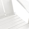 vidaXL Πτυσσόμενη Καρέκλα Adirondack Λευκό 74.5 x 80.5 x 90 εκ. HDPE