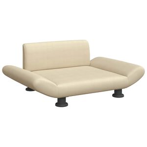 vidaXL &Kappa;&rho;&epsilon;&beta;ά&tau;&iota; &Sigma;&kappa;ύ&lambda;&omicron;&upsilon; &Kappa;&rho;&epsilon;&mu; 70 x 45 x 28 &epsilon;&kappa;. &Upsilon;&phi;&alpha;&sigma;&mu;ά&tau;&iota;&nu;&omicron;