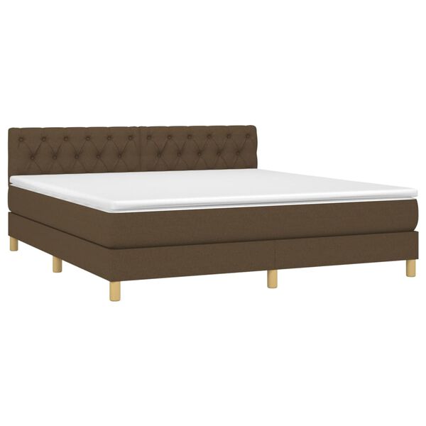 vidaXL &Kappa;&rho;&epsilon;&beta;ά&tau;&iota; Boxspring &mu;&epsilon; &Sigma;&tau;&rho;ώ&mu;&alpha; &Sigma;&kappa;&omicron;ύ&rho;&omicron; &Kappa;&alpha;&phi;έ 160x200 &epsilon;&kappa; &Upsilon;&phi;&alpha;&sigma;&mu;ά&tau;&iota;&nu;&omicron;