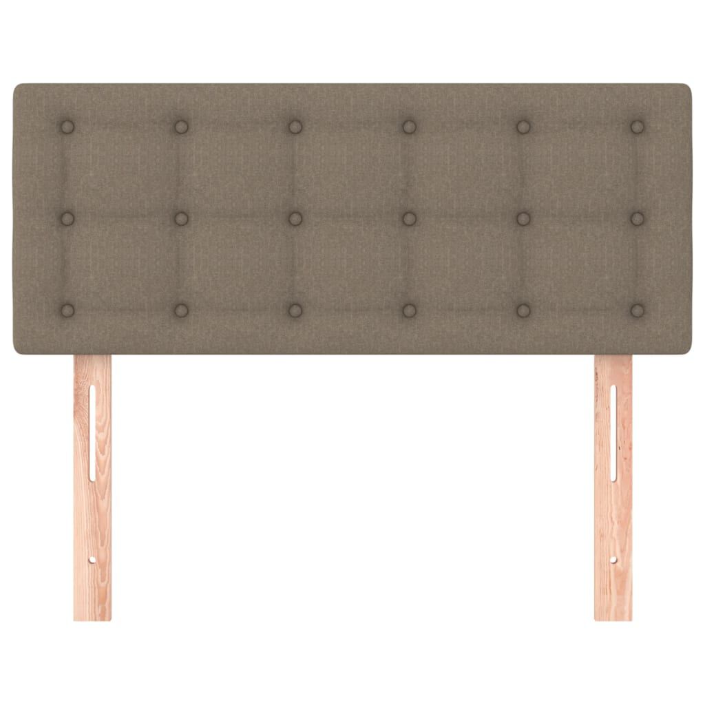 vidaXL Κεφαλάρι Κρεβατιού Taupe 100x5x78/88 εκ. Υφασμάτινο