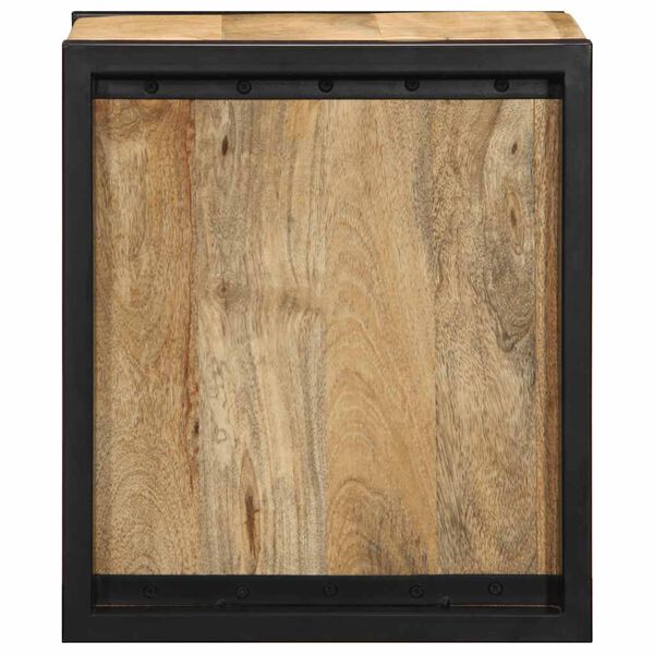 vidaXL Κομοδίνα 2 τεμάχια 40x35x40 cm Στερεό ακατέργαστο ξύλο Mango