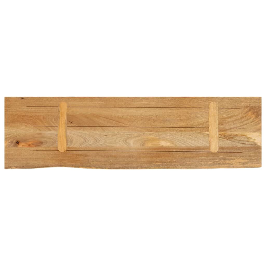 vidaXL Επιφάνεια Τραπεζιού 110x20x3,8 εκ. Live Edge Μασίφ Ξύλο Μάνγκο
