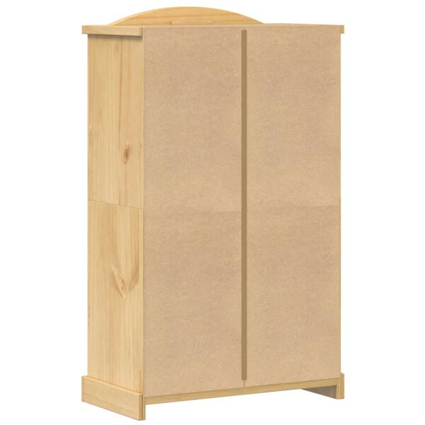 vidaXL Ντουλάπα Corona 101x52x170 εκ. από Μασίφ Ξύλο Πεύκου