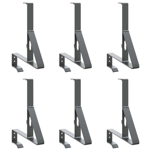 vidaXL &Upsilon;&pi;&omicron;&sigma;&tau;ή&rho;&iota;&xi;&eta; &Phi;&rho;ά&chi;&tau;&eta; &Chi;&iota;&omicron;&nu;&iota;&omicron;ύ 6 pcs &Alpha;&nu;&theta;&rho;&alpha;&kappa;ί 29,5 x 3 x 34,5 &epsilon;&kappa;