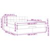 vidaXL Οθωμανικό κρεβάτι με στρώμα Μαύρο 160x200cm Velvet