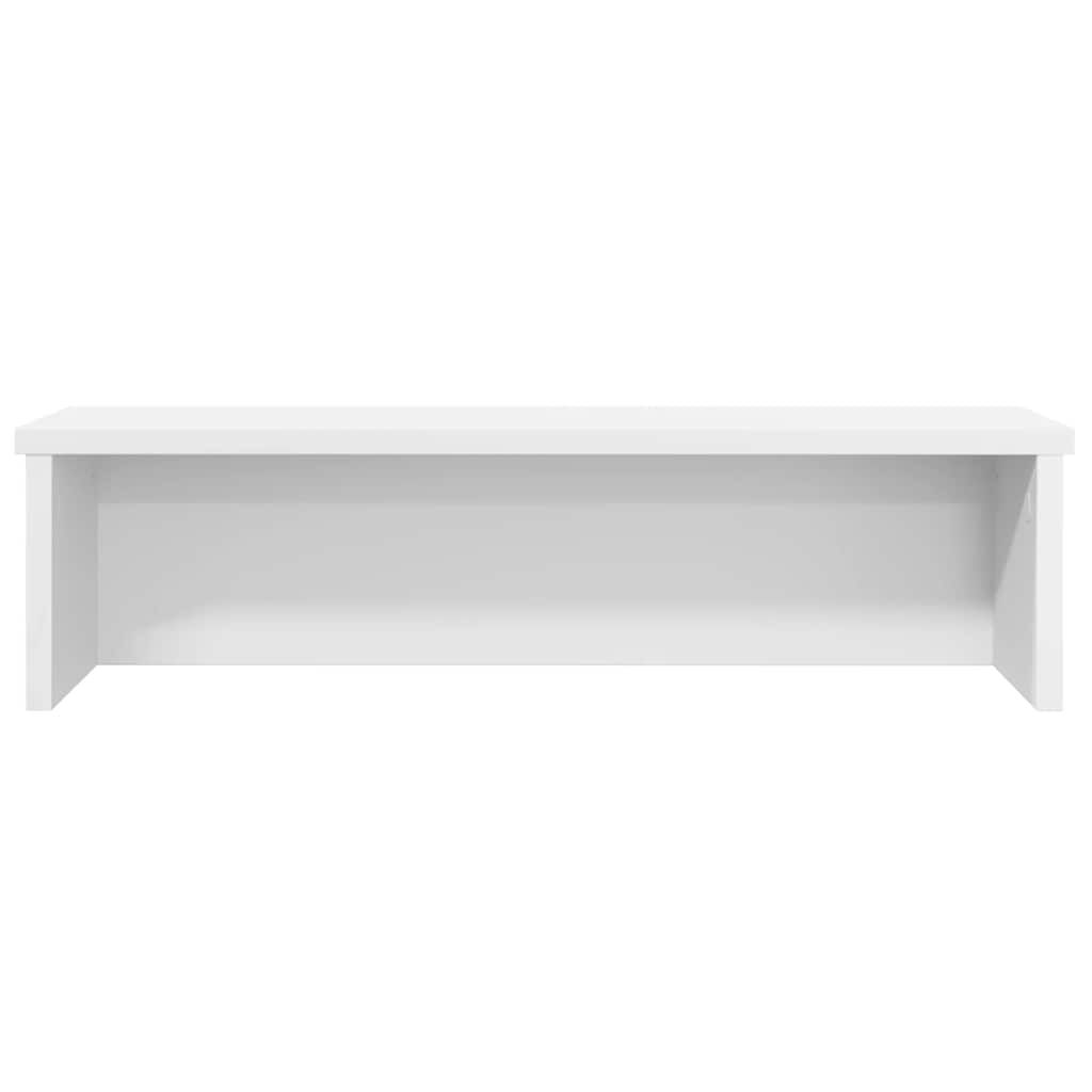 vidaXL Ράφι κουζίνας στοιβαζόμενο λευκό 50x15x16cm Κατασκευασμένο ξύλο