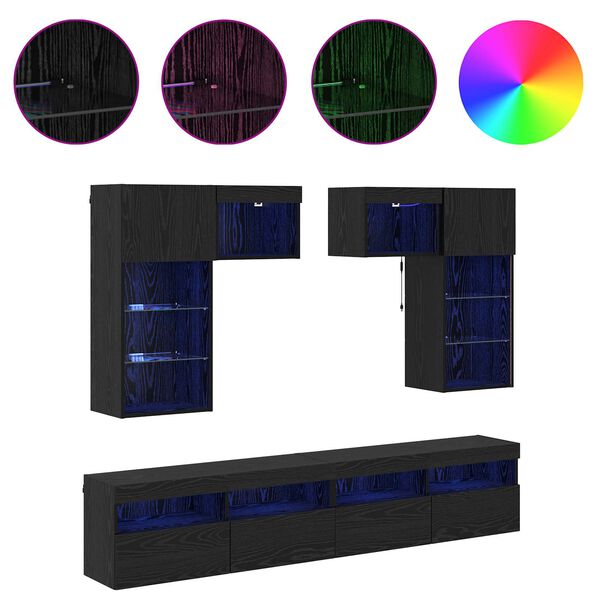 vidaXL &Mu;&omicron;&nu;ά&delta;&epsilon;&sigmaf; &Tau;&omicron;ί&chi;&omicron;&upsilon; &Tau;&eta;&lambda;&epsilon;ό&rho;&alpha;&sigma;&eta;&sigmaf; 6 pcs Artisan Oak 100 x 30 x 40 &epsilon;&kappa;