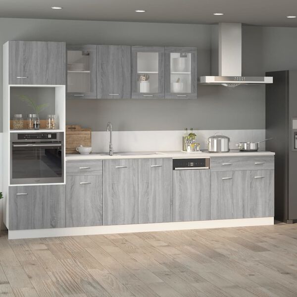 vidaXL Έπιπλο Με Συρτάρι Lyon Γκρι Sonoma 80x46x81,5 εκ. Επεξεργ. Ξύλο