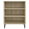 vidaXL Ραφιέρα Sonoma Δρυς 57 x 35 x 70 εκ. από Μοριοσανίδα