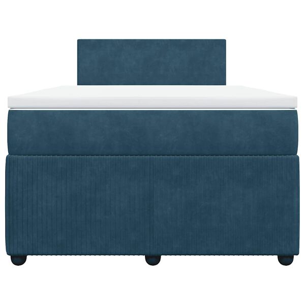 vidaXL &Kappa;&rho;&epsilon;&beta;ά&tau;&iota; Boxspring &mu;&epsilon; &Sigma;&tau;&rho;ώ&mu;&alpha; &Mu;&pi;&lambda;&epsilon; 120x190 &epsilon;&kappa;. &Beta;&epsilon;&lambda;&omicron;ύ&delta;&iota;&nu;&omicron;