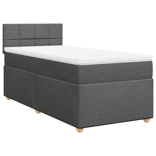 vidaXL &Kappa;&rho;&epsilon;&beta;ά&tau;&iota; Boxspring &mu;&epsilon; &Sigma;&tau;&rho;ώ&mu;&alpha; &Sigma;&kappa;&omicron;ύ&rho;&omicron; &Gamma;&kappa;&rho;&iota; 90x200 &epsilon;&kappa;. &Upsilon;&phi;&alpha;&sigma;&mu;ά&tau;&iota;&nu;&omicron;
